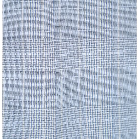 Alfani Men's Slim-Fit AlphaTech Stretch Suit Pants Light Blue Plaid 30x30 NWT - Picture 6 of 6